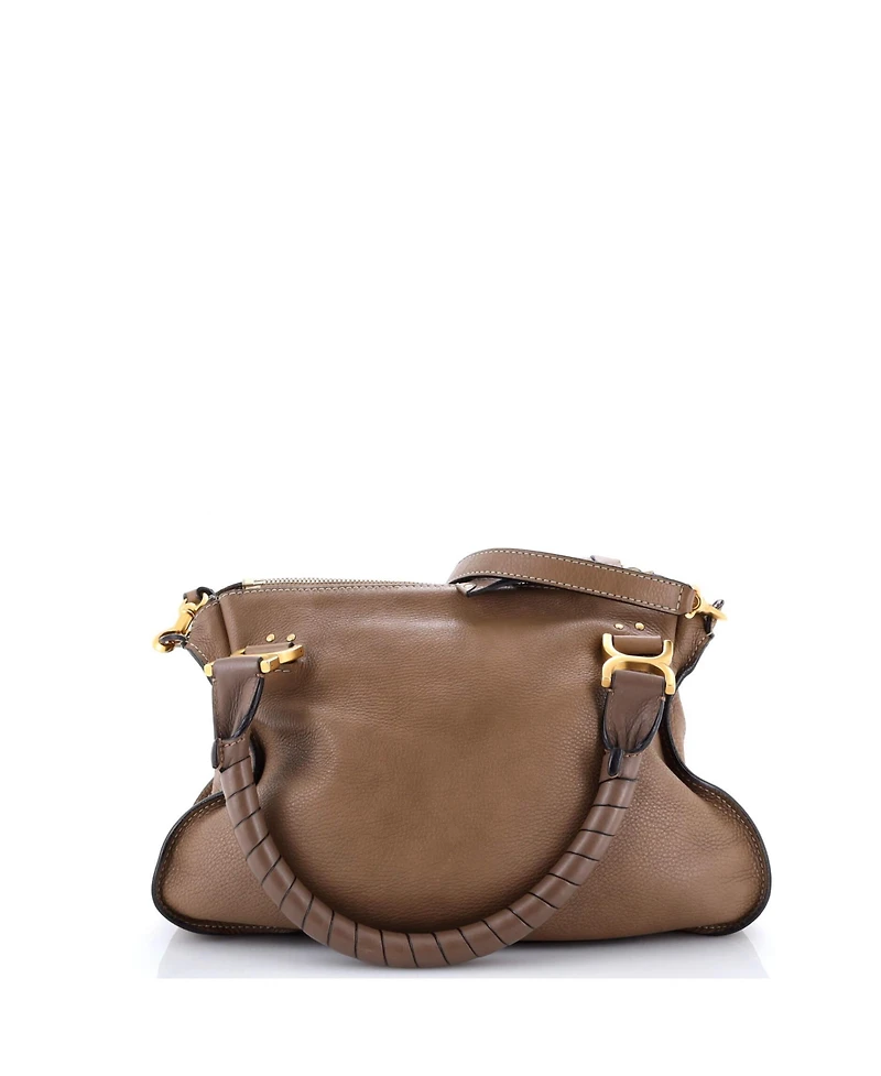 Pre-Owned Chloe Small Marcie Satchel Leather