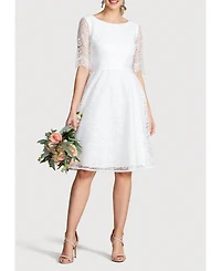 Alie Street London Women's Evie Lace Dress (Ivory)