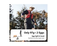 Naturehike 1pc 3K Carbon Fiber Trekking Pole-Ultra Lightweight Foldable for Trail Running,Quick 3-Second Setup,4-Section Design with Carry Bag