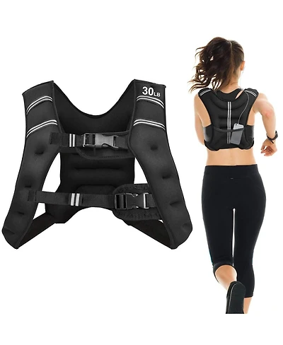 Mecale Training Weight Vest Workout Equipment with Adjustable Buckles and Mesh Bag