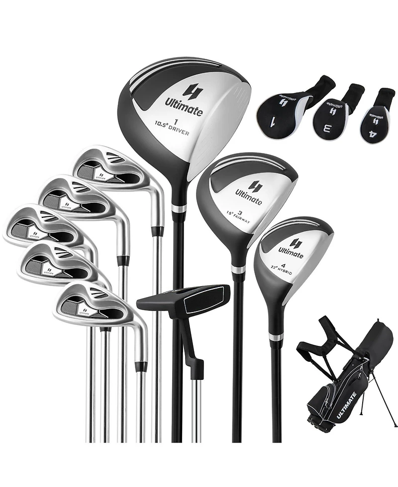 Mecale Men s Profile Complete Golf Club Package Set Includes 10 Pieces