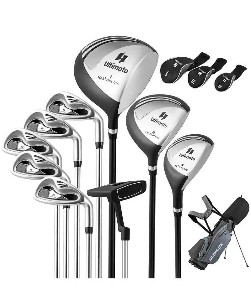 Mecale Men s Profile Complete Golf Club Package Set Includes 10 Pieces