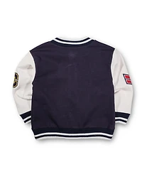 Florence Eiseman French Terry Varsity Sports Jacket