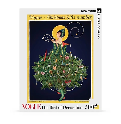 New York Puzzle Company The Bird of Decoration 500 Piece Puzzle