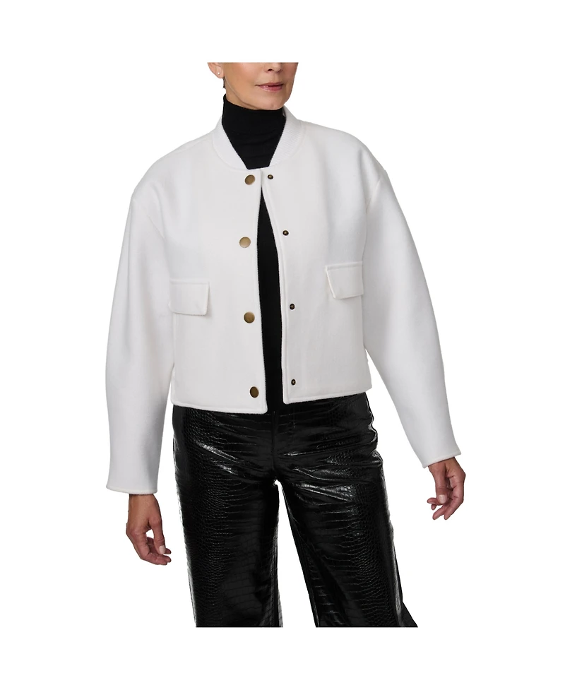 Bernardo Women's Rib Back Bomber