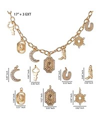 Jessica Simpson Starburst Charm Necklace