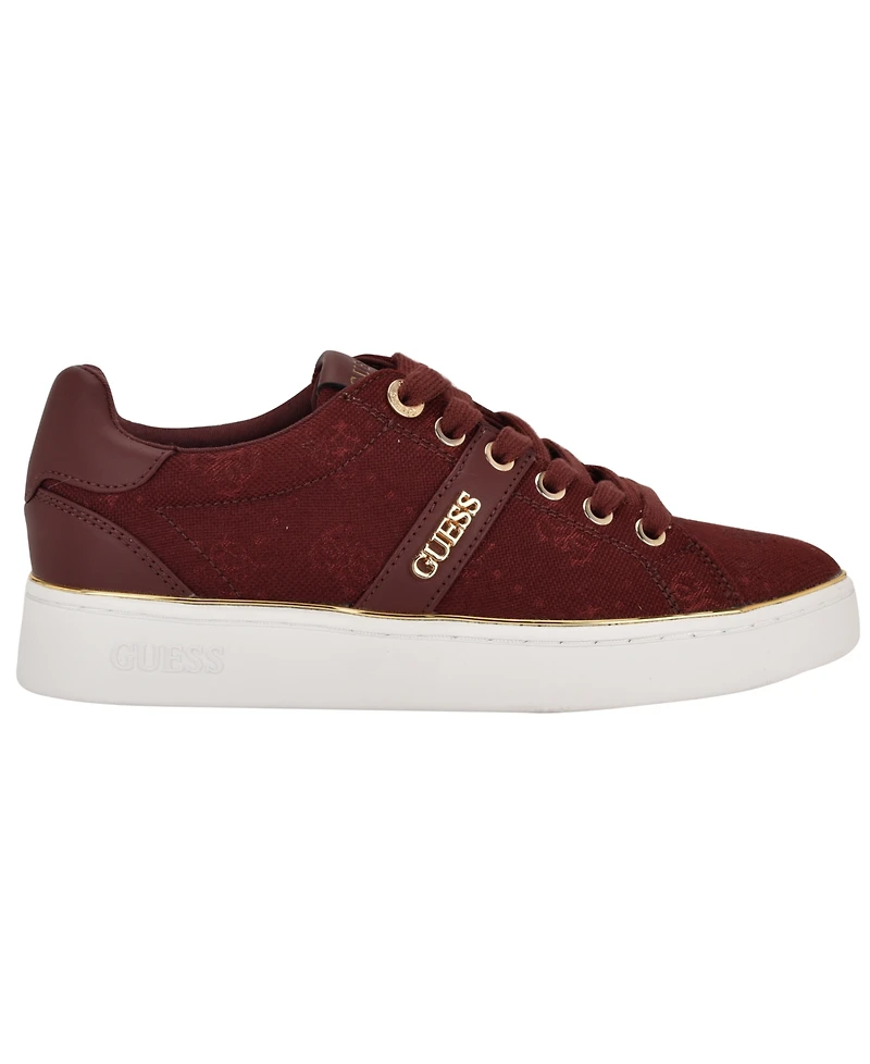 Guess Women's Britz Low Profile Lace-Up Sneakers