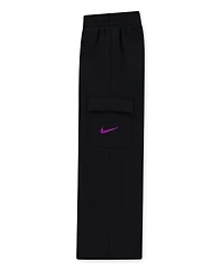 Nike Toddler and Little Girls 2-Piece Essentials Crewneck Cargo Pants Set