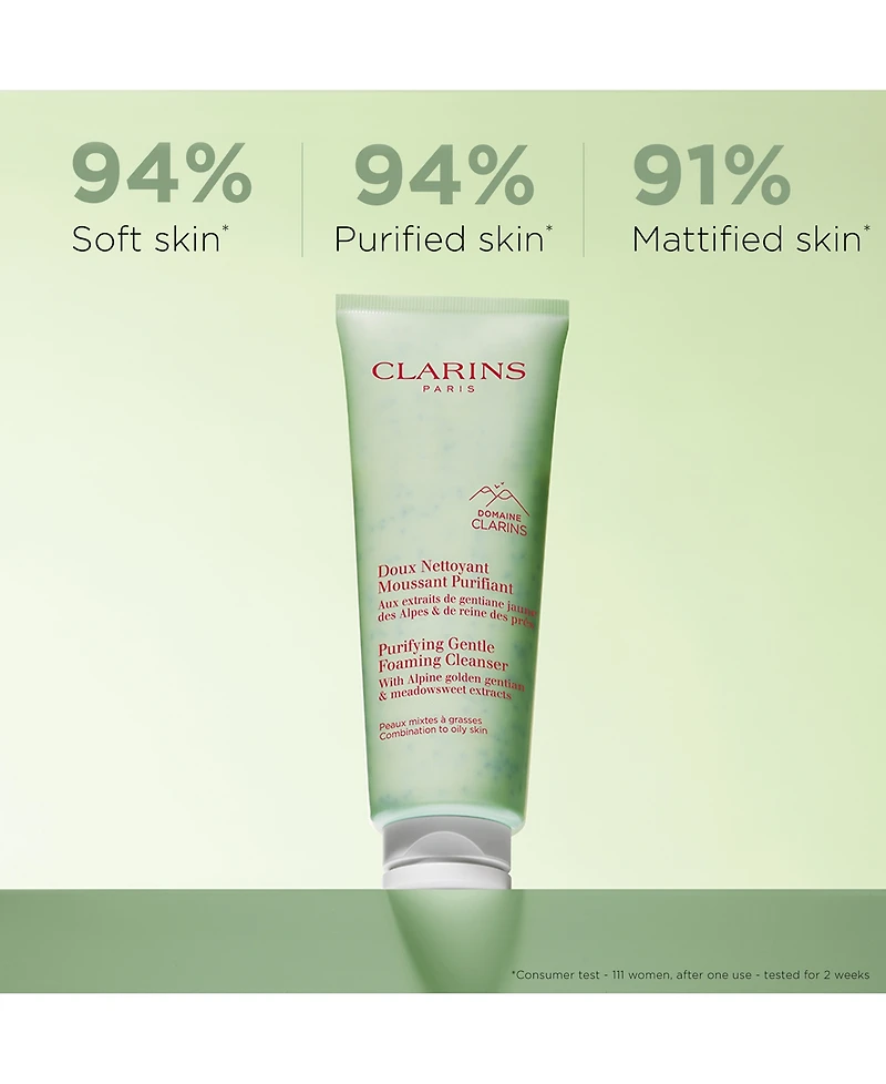 Clarins Purifying Gentle Foaming Face Cleanser, 4.2 oz.