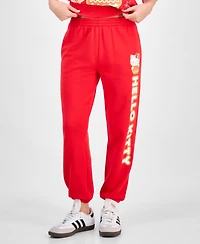 Hybrid Juniors' Hello Kitty Holiday Jogger Sweatpants