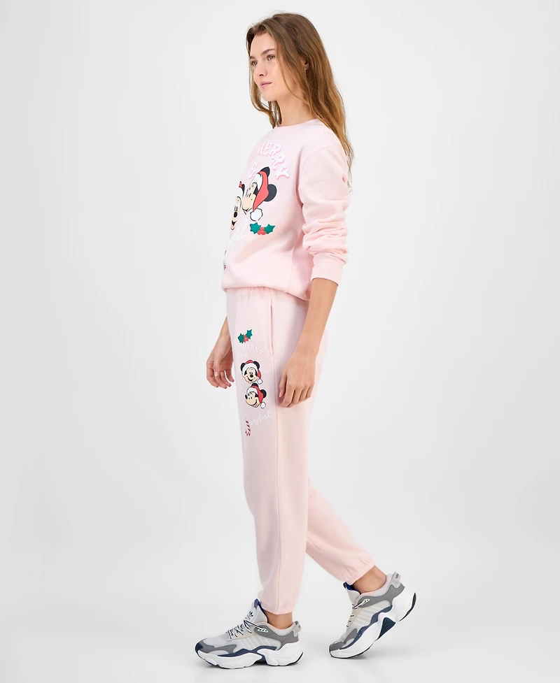 Disney Juniors' Merry & Joyful Jogger Sweatpants