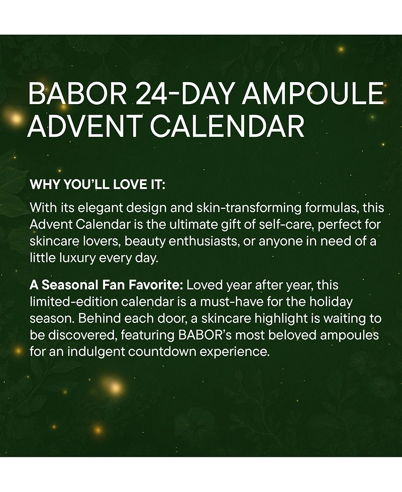 Babor 24-Pc. Advent Calendar Ampoule Set