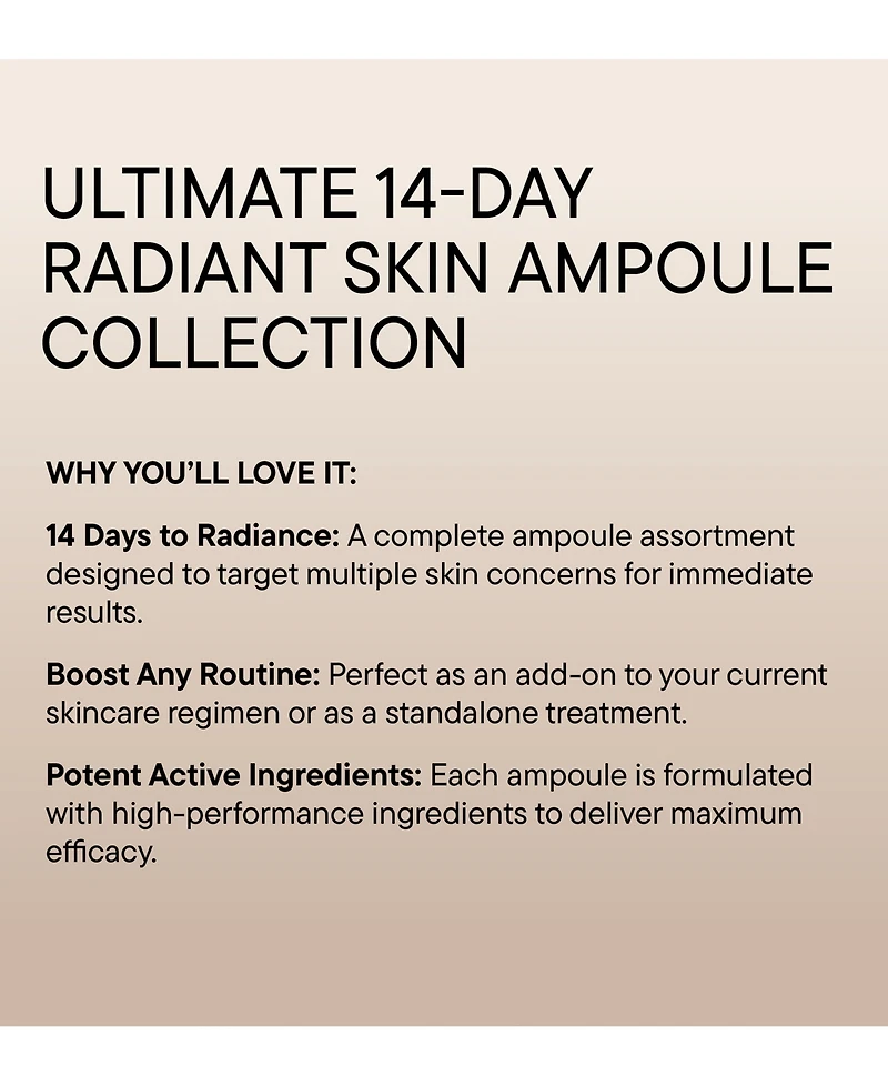 Babor 14-Pc. Ultimate Radiant Skin Ampoule Set