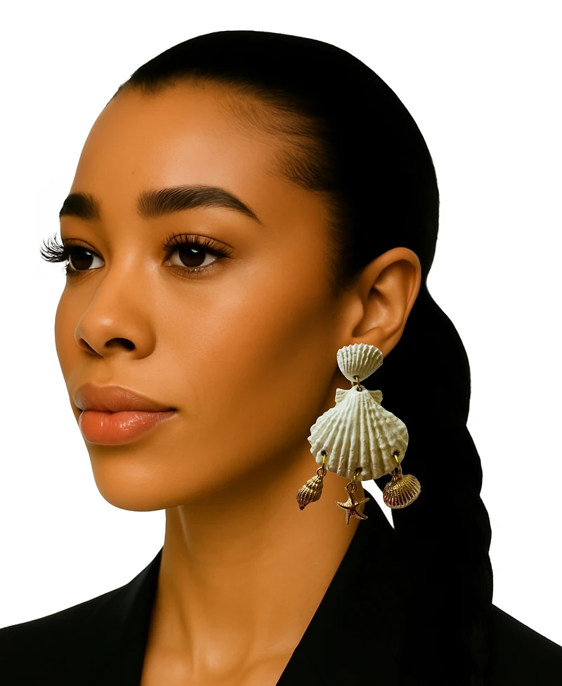 Swanky Designs Alayna Mini Shell Earrings