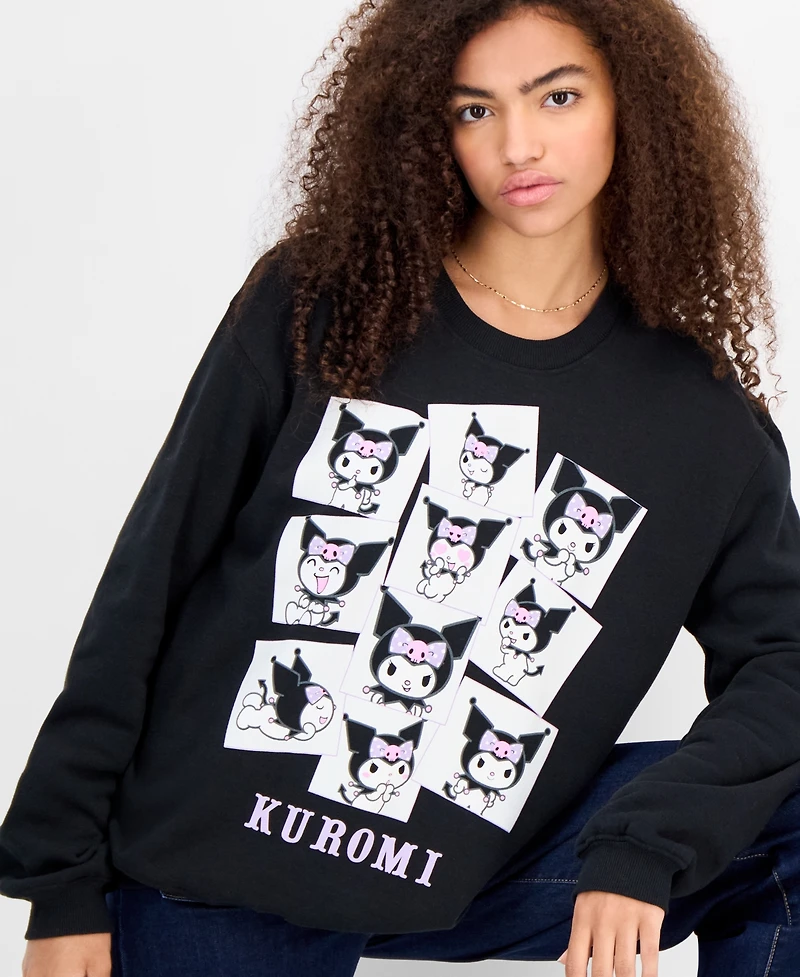 Grayson Threads, The Label Juniors' Kuromi Graphic Sweatshirt