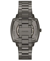 Fossil Unisex Nick Jonas x Machine Luxe Automatic Gunmetal Stainless Steel Watch, 40mm