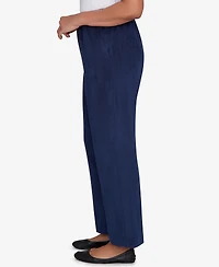Alfred Dunner Petite Corduroy Medium Length Pants