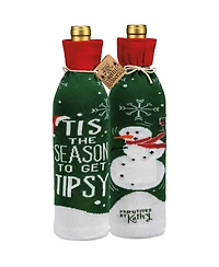 Primitives by Kathy Tis the Season to Get Tipsy Bottle Sock