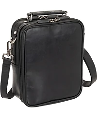 Mancini Men's Buffalo Large Zippered Rear Organizer Bag