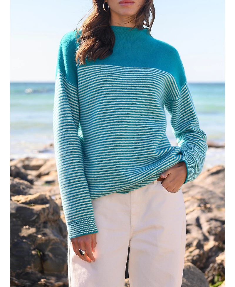 Celtic & Co. Women's Felted Funnel Neck Sweater