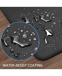 memzuoix Large Gaming Mouse Pad Extended Mousepad with Micro-Weave Cloth, Non-Slip Base, Water Resist Keyboard for Office Home, 31.5x15.7in