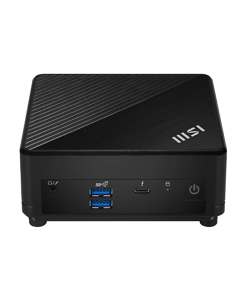 Msi Cubi 5 12M-265US Mini Desktop Computer, Intel Core i7-1255U 1.7GHz, 16GB Ram, 1TB Ssd, Windows 11 Pro, Black