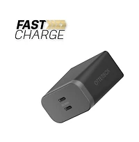 OtterBox Premium Pro 2 Port Usb C Wall Charger 60W-Black