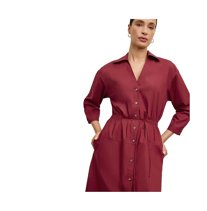 M.m.LaFleur Women's Boden Al Fresco Dress - Cotton Poplin