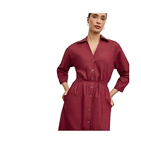 M.m.LaFleur Women's Boden Al Fresco Dress - Cotton Poplin