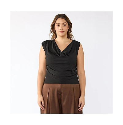Estelle Dune Asymm Sleeveless Top