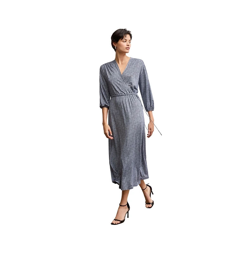 M.m.LaFleur Women's Hope Wrap Dress - Printed Jersey