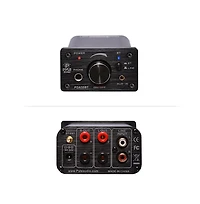Pyle PDA35BT 100 Watt Mini Bluetooth Power Digital Class D Amplifier & Headphone Amplifier with Two Aux Inputs - 2 Channel Stereo Output