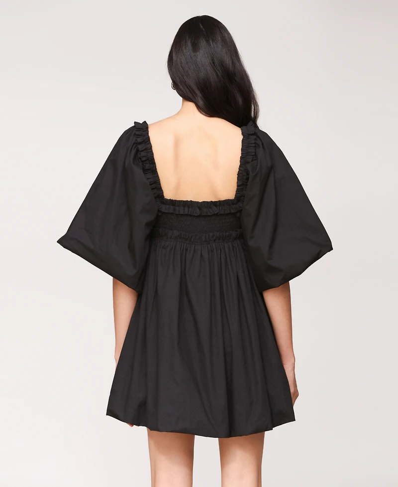 Avec Les Filles Women's Cotton Sweetheart A-Line Dress