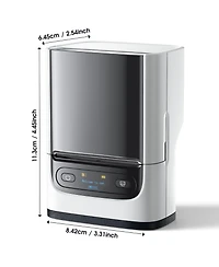 Nelko PM220S Label Maker Machine with Tape, 2 Inch Bluethooth Portable Thermal Label Printer for Small Business, Office, Home, Address, Logo Label, St