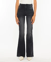 Kancan Women's Ultra High Rise Flare Jeans