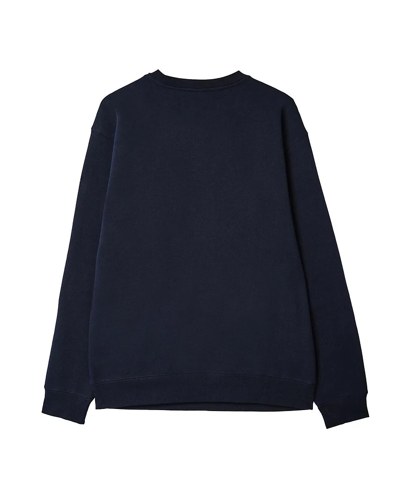 Round21 Men's and Women's Navy Indiana Fever Wallpaper Pullover Sweatshirt