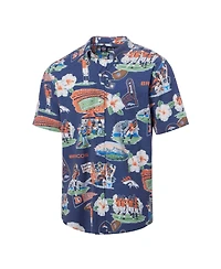 Reyn Spooner Men's Navy Denver Broncos Scenic Button-Down Shirt