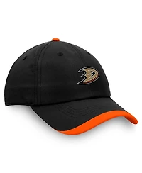 Fanatics Men's Black Anaheim Ducks Authentic Pro Rink Pinnacle Adjustable Hat