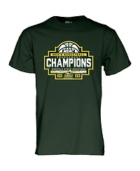 Blue 84 Men's and Women's Green Norfolk State Spartans 2025 Meac Men's Basketball Conference Tournament T-Shirt