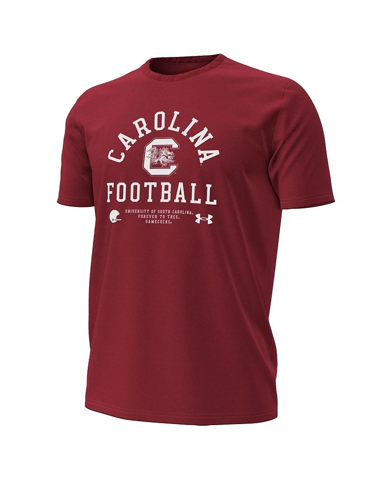 Under Armour Men's Garnet South Carolina Gamecocks 2025 Sideline Football Performance T-Shirt