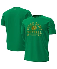 Under Armour Men's Kelly Green Notre Dame Fighting Irish 2025 Sideline Football Performance T-Shirt
