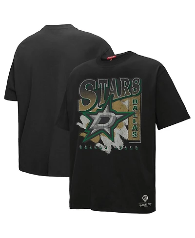 Mitchell & Ness Women's Black Dallas Stars Choppy Ice Boyfriend T-Shirt