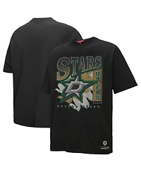 Mitchell & Ness Women's Black Dallas Stars Choppy Ice Boyfriend T-Shirt