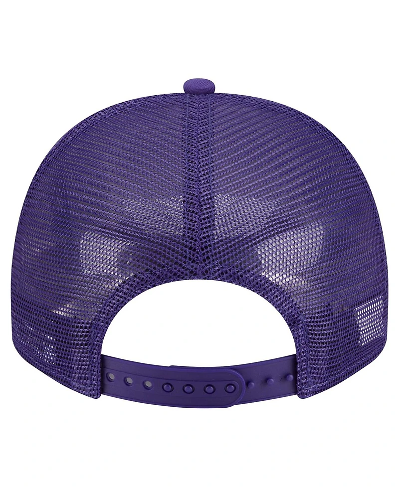 New Era Men's Purple Phoenix Suns Team Rope A-Frame 9FIFTY Snapback Hat