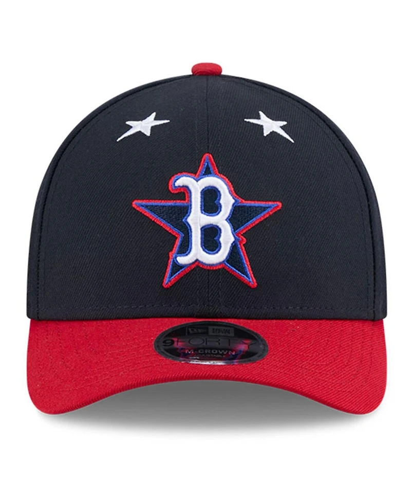 New Era Men's Navy/Red Boston Red Sox 2025 Mlb All-Star Game Workout 9FORTY M-Crown Adjustable Hat