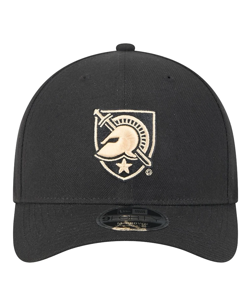 New Era Men's Black Army Black Knights Team Collective 9FORTY M-Crown Adjustable Hat