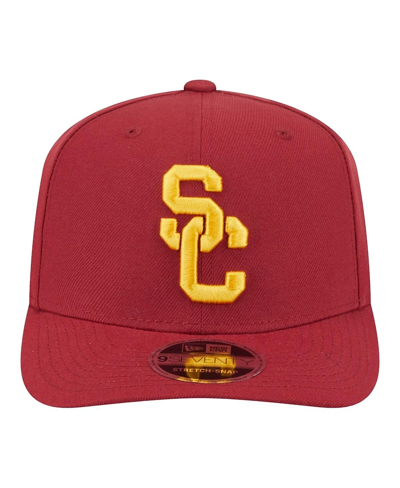 New Era Men's Cardinal Usc Trojans Team Collective 9SEVENTY Stretch-snap Adjustable Hat