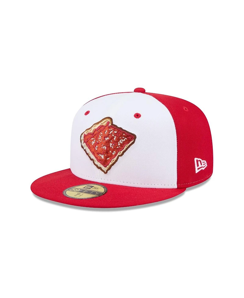 New Era Men's Red Lehigh Valley IronPigs Theme Nights 59FIFTY Fitted Hat