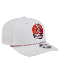 New Era Men's Bugs Bunny White Looney Tunes Rope 9SEVENTY Stretch-Snap Adjustable Hat