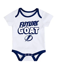 Outerstuff Newborn 3-Pack Tampa Bay Lightning Loyal Buddies Bodysuit Set